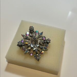 Elegant Swarovski Crystal Brooch
